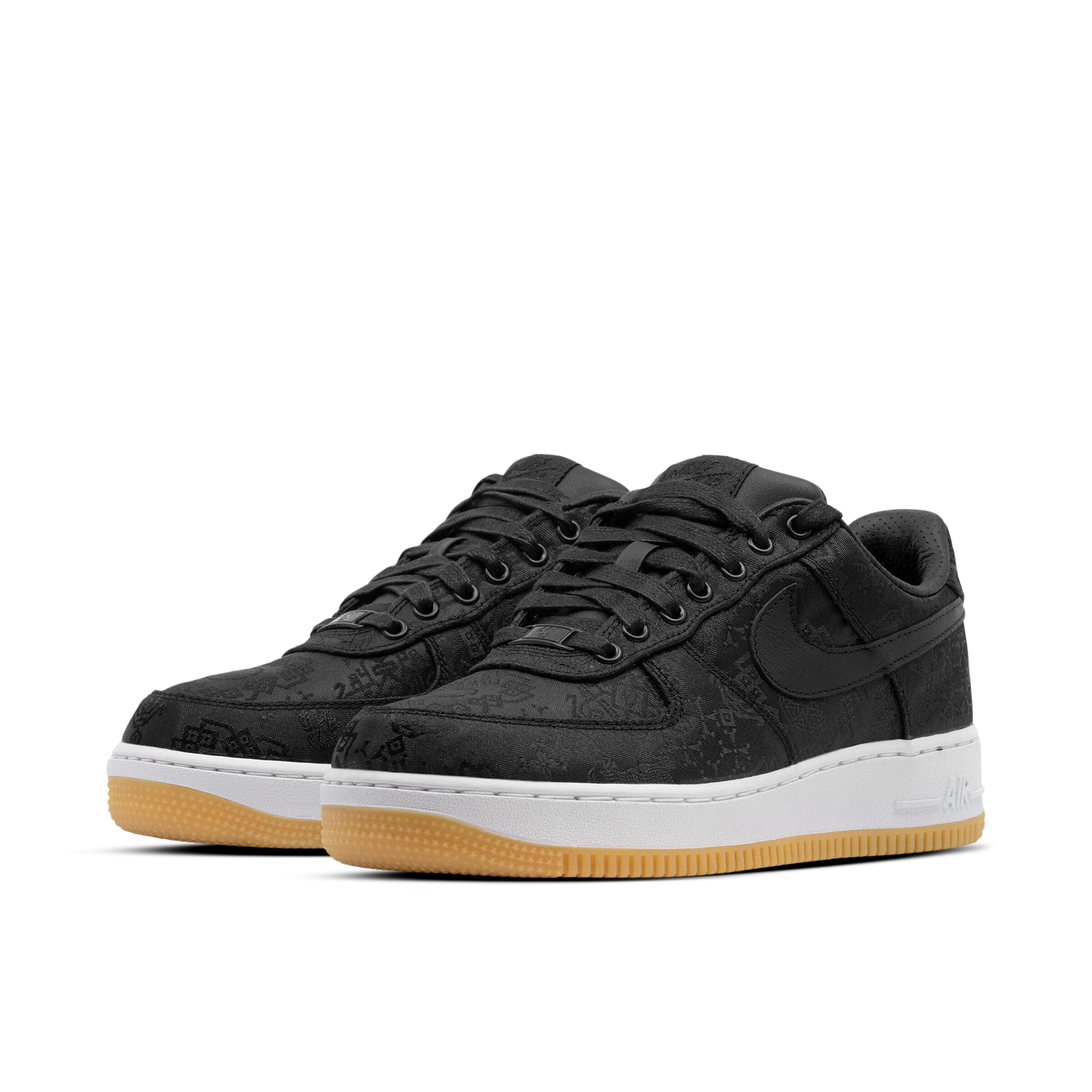 Nike Air Force 1 Low Clot Fragment Black Silk