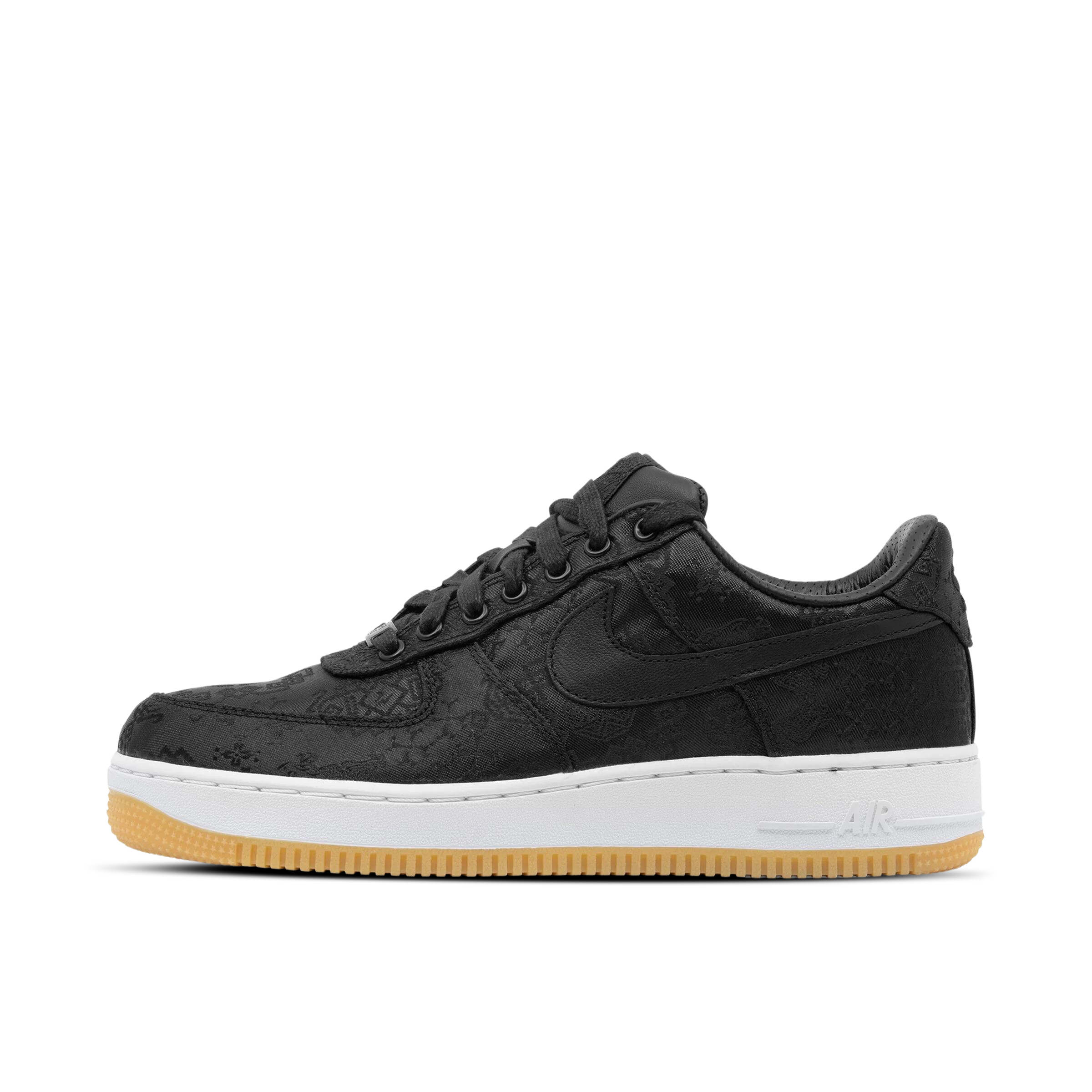 Nike Air Force 1 Low Clot Fragment Black Silk