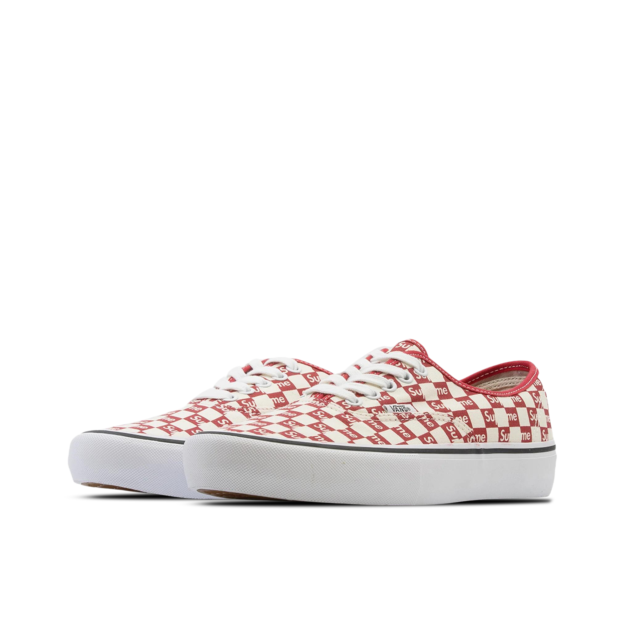 Vans Authentic Pro Supreme Checkers Red